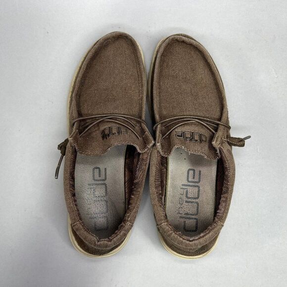 Hey Dude Men's Size 12 Wally Chocolate Slip On Shoes - Picture 8 of 10